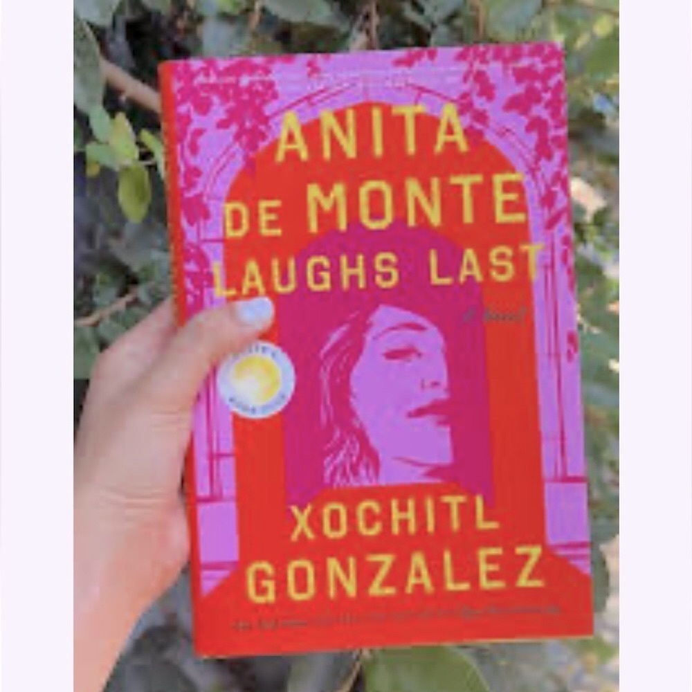 Anita de Monte Laughs Last Novel - Pink and Orange Cover